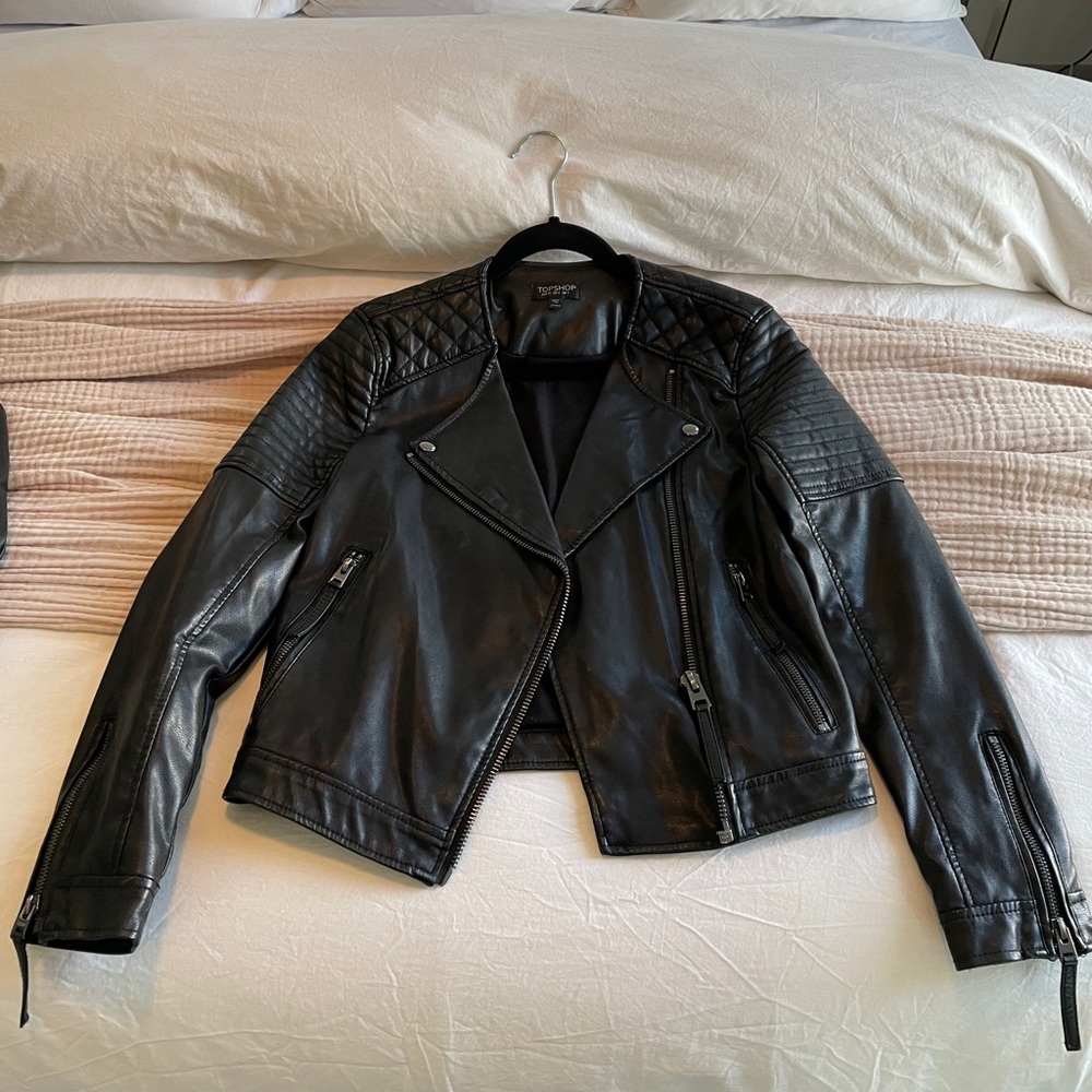 Topshop Leather Jacket *LIKE NEW*